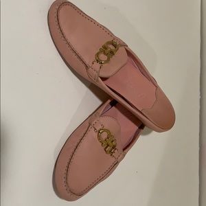 Ferragamo light pink slides